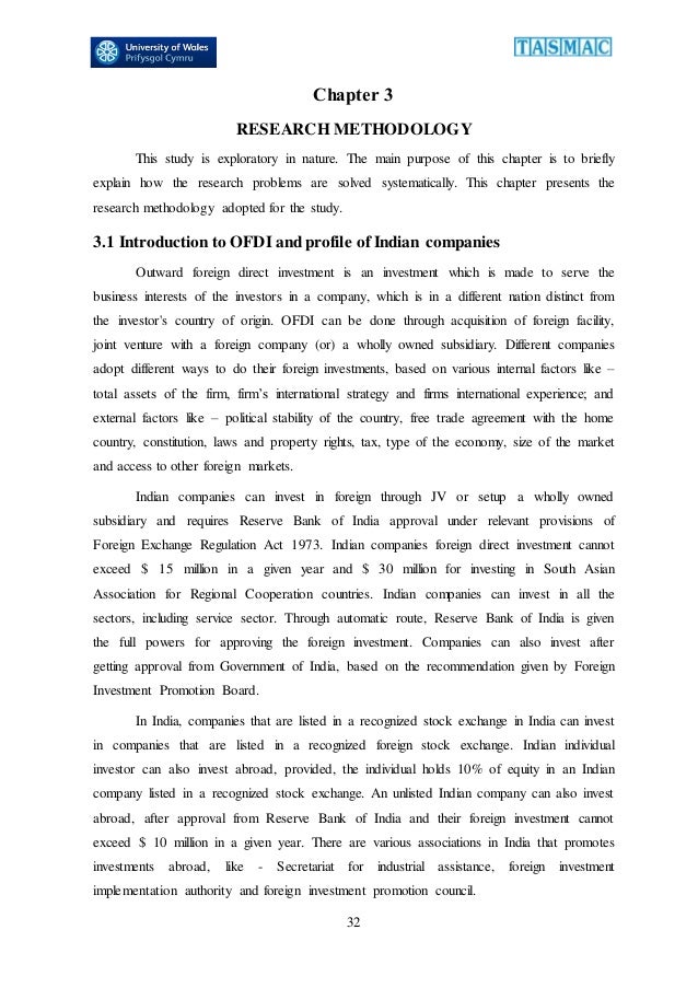 foreign direct investment research paper
